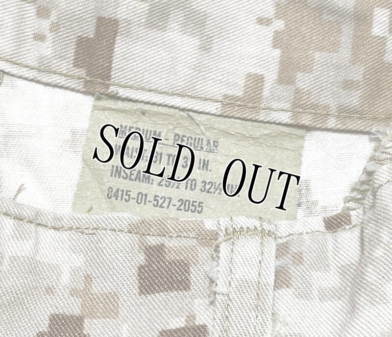 画像3: 米軍実物,USMC,デザートマーパットパンツ M-REGULAR (3)