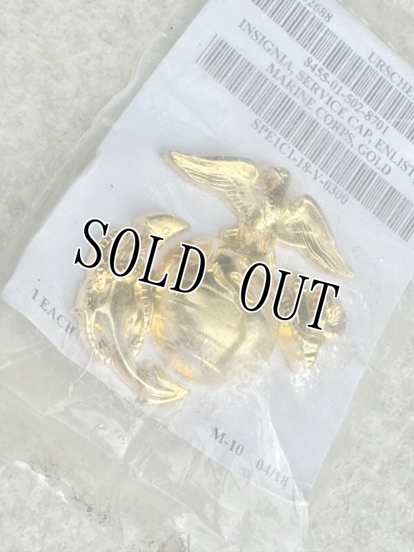 画像2: 米軍実物 U,S,MARINE 帽章 (2)