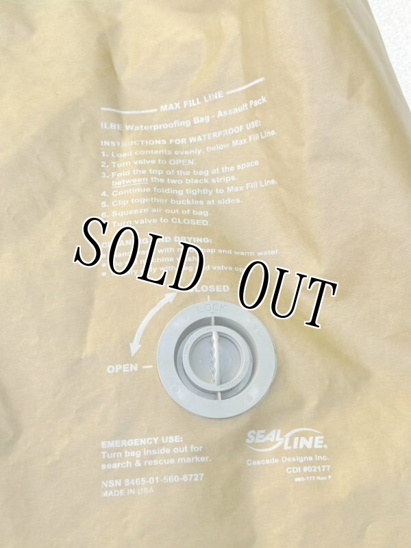 画像7: 米海兵隊実物 SealLine ILBE Waterproofing Bag-Assault Pack 56L  (7)