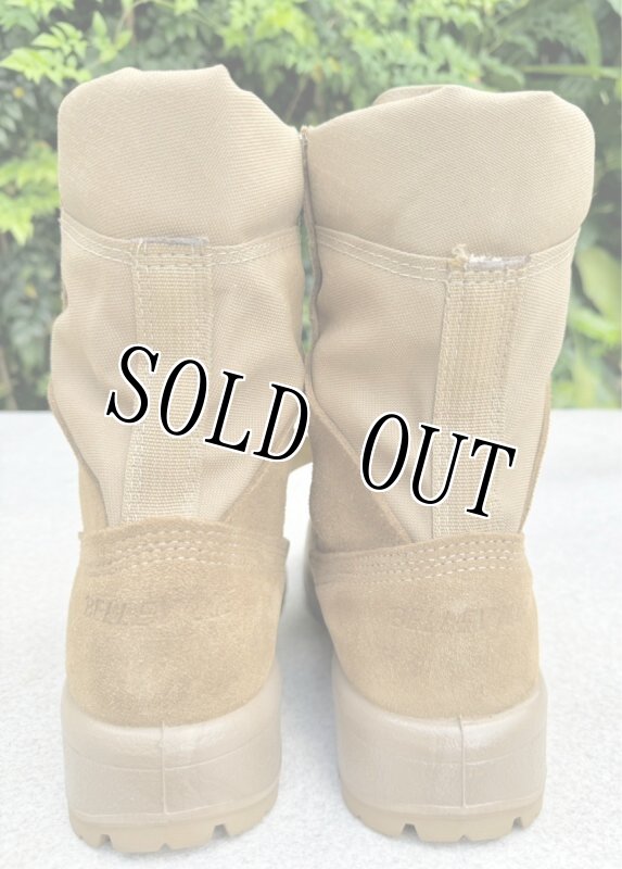 画像4: 米軍実物 BELLEVILLE コンバットブーツ C390 コヨーテ ARMY スコーピオン (4)