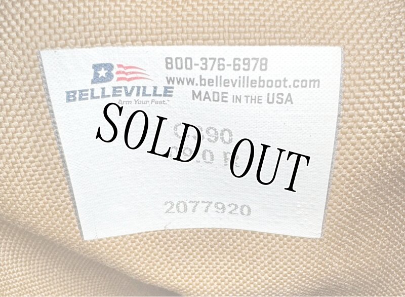 画像10: 米軍実物 BELLEVILLE コンバットブーツ C390 コヨーテ ARMY スコーピオン (10)