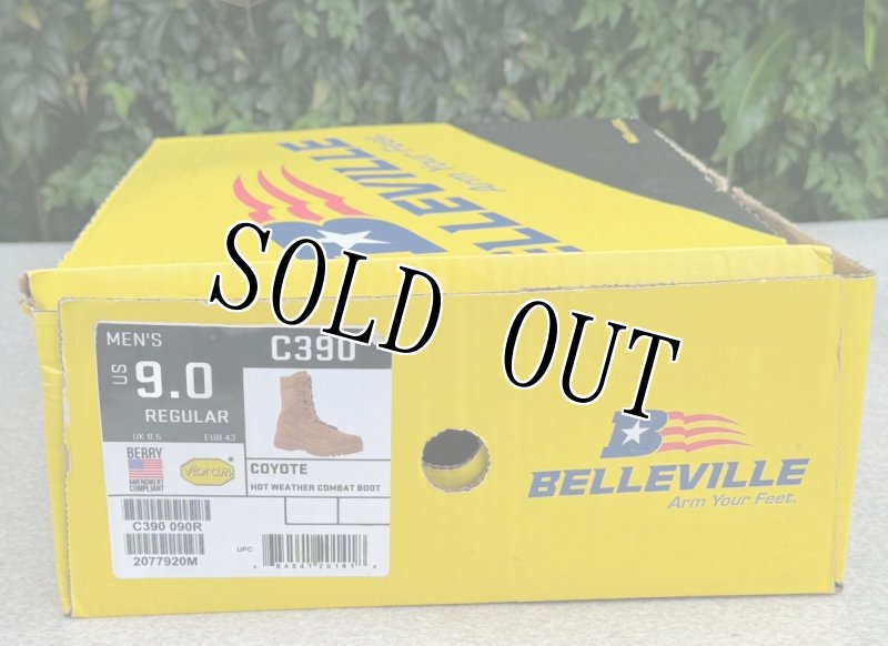 画像9: 米軍実物 BELLEVILLE コンバットブーツ C390 コヨーテ ARMY スコーピオン (9)