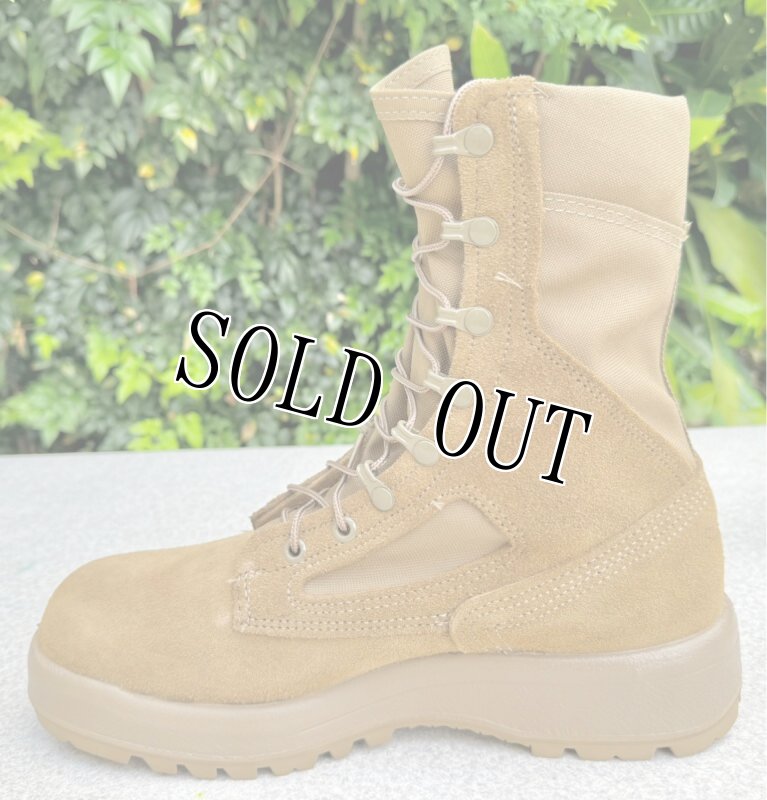 画像7: 米軍実物 BELLEVILLE コンバットブーツ C390 コヨーテ ARMY スコーピオン (7)