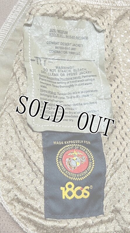 画像4: 米軍実物　USMC COMBAT DESERT JACKET　MEDIUM (4)