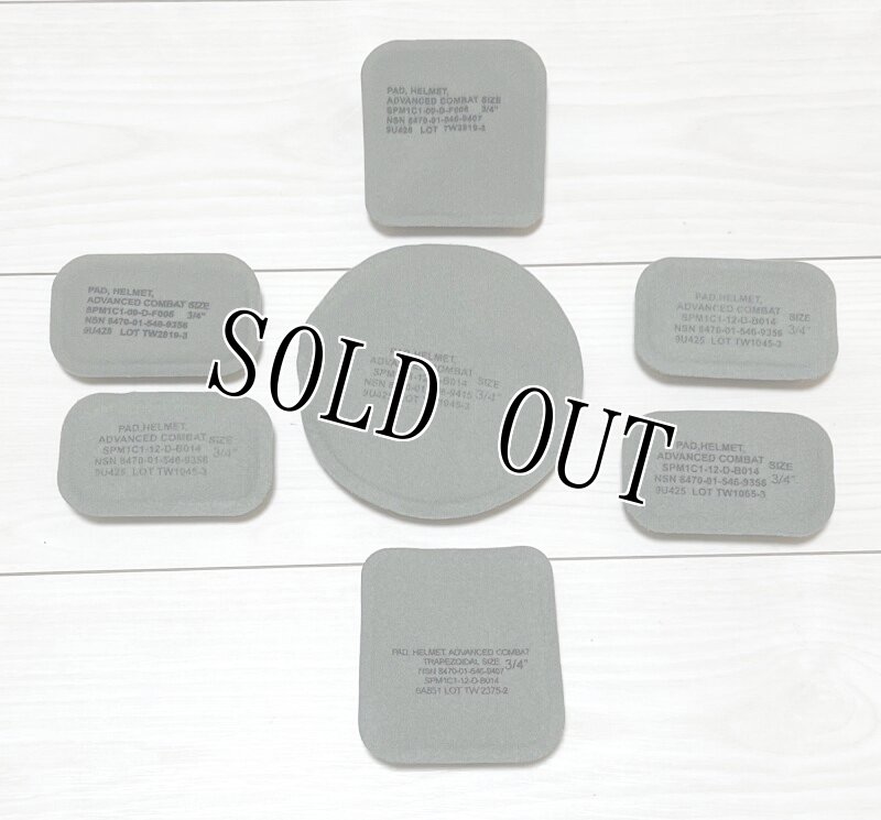画像2: 米軍実物 ACH/MICH PAD HELMET  ヘルメットパッドセット (2)