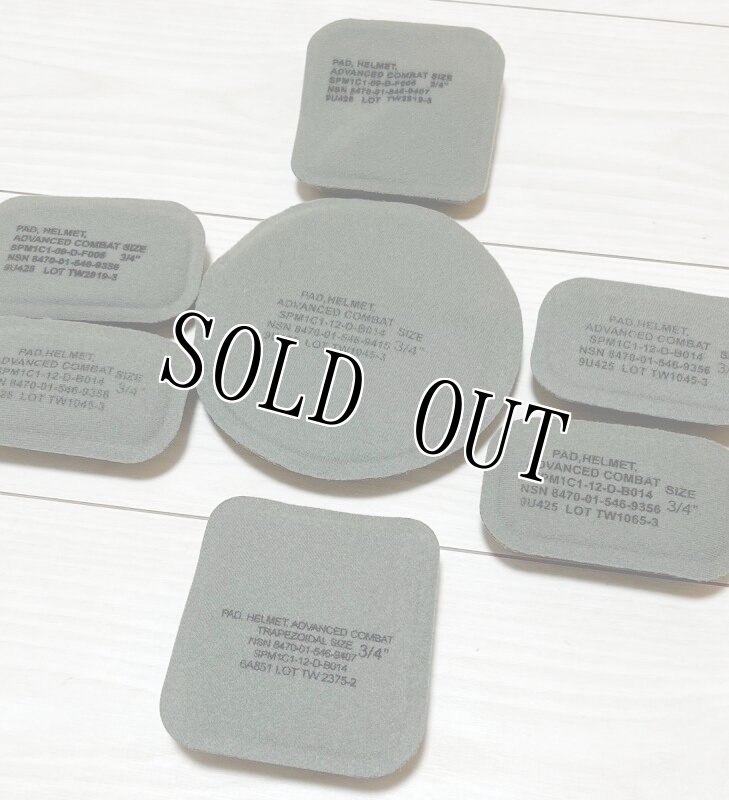 画像3: 米軍実物 ACH/MICH PAD HELMET  ヘルメットパッドセット (3)