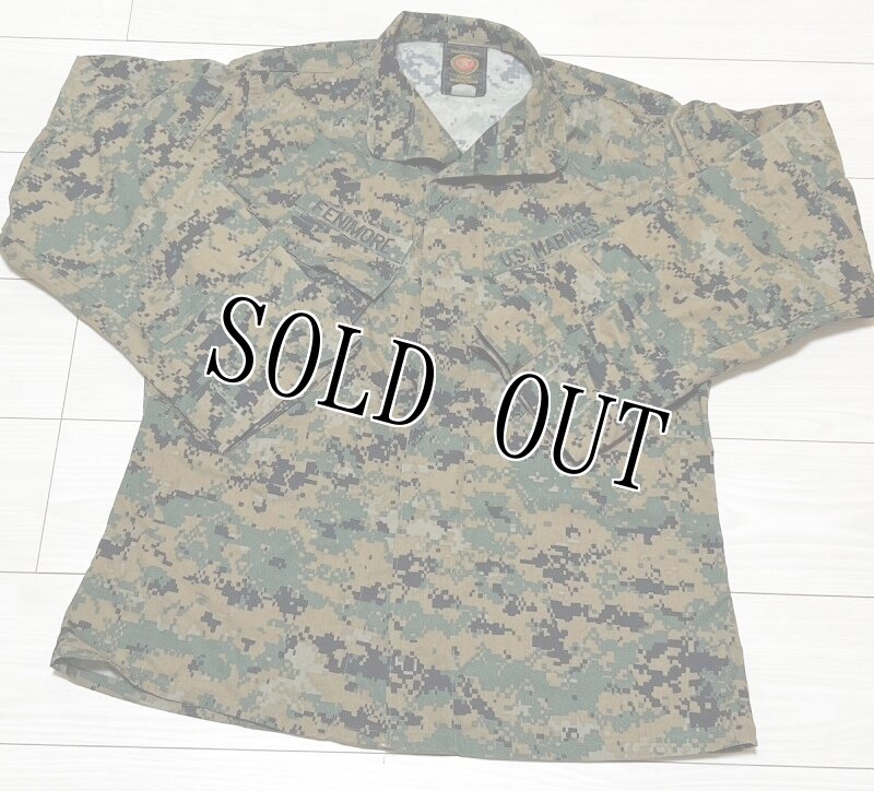 画像1: 米軍実物,USMC　ウッドランドマーパットジャケット　M-REGULAR (1)