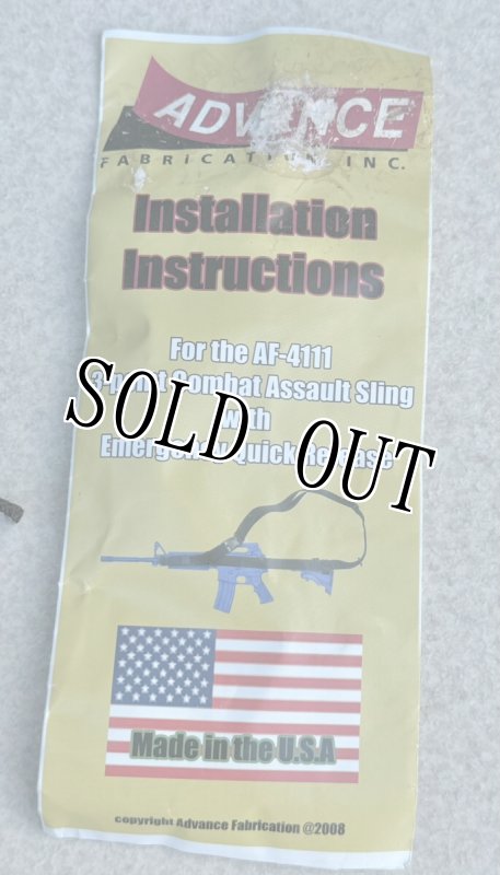 画像7: 海兵隊実物 ADVANCE FABRICATION 3-POINT Combat Assault Sling　スリング (7)
