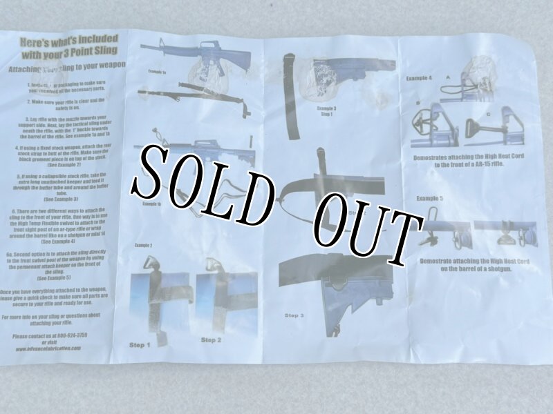 画像6: 海兵隊実物 ADVANCE FABRICATION 3-POINT Combat Assault Sling　スリング (6)