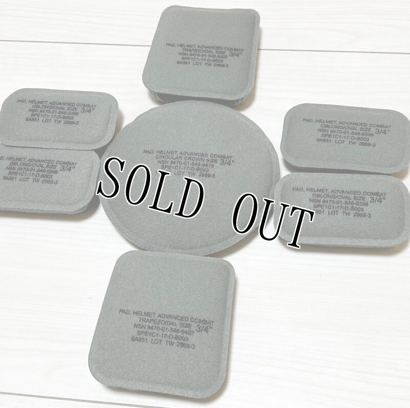 画像3: 米軍実物 ACH/MICH PAD HELMET  ヘルメットパッドセット (3)