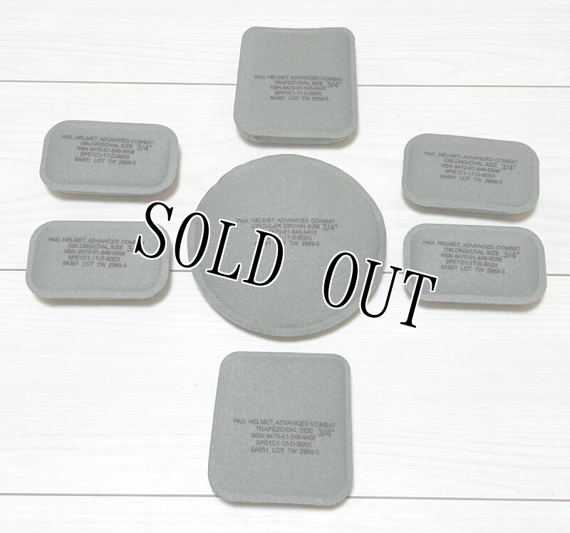 画像2: 米軍実物 ACH/MICH PAD HELMET  ヘルメットパッドセット (2)