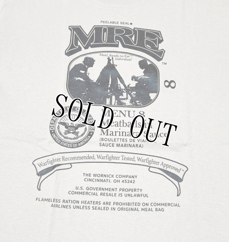画像2: 米軍放出品　 MREレーションプリントTシャツ　M / L (2)
