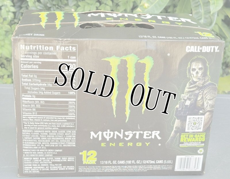 画像11: 米軍放出品 ミリタリーFPS 『コール オブ デューティ モンスターエナジー  開催数量限定コラボ缶  24本 (11)