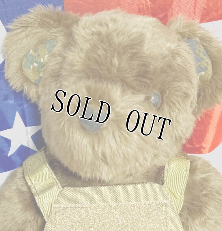 画像2: 米軍放出品 USMC 海兵隊 ミリタリー オードナンスプレキャリ着用ベアー　 (2)