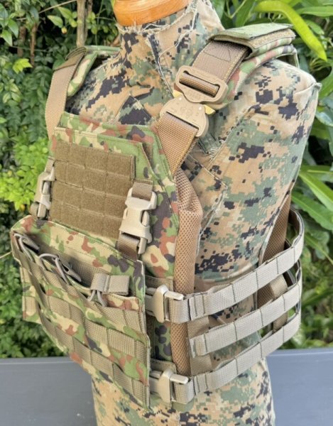 陸上自衛隊 新型オードナンス 陸自迷彩パターン プレート