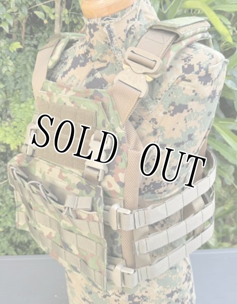 陸上自衛隊 新型オードナンス 陸自迷彩パターン プレートキャリア L