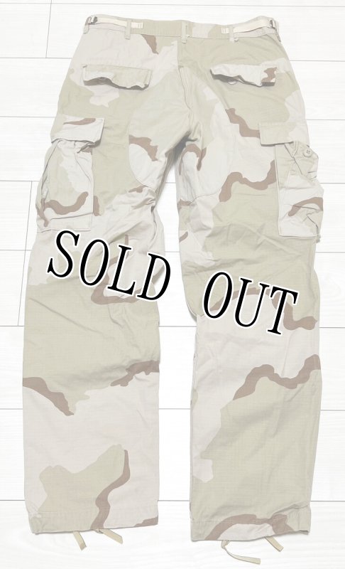 画像4: 米軍実物 デザート3C 迷彩カモフラージュパンツ M-R (4)