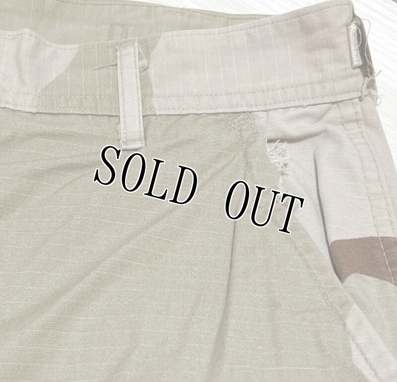 画像2: 米軍実物 デザート3C 迷彩カモフラージュパンツ M-R (2)