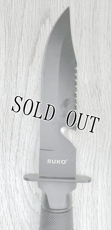 画像2: 米軍放出品 RUKO コンパス アウトドア ナイフ (2)