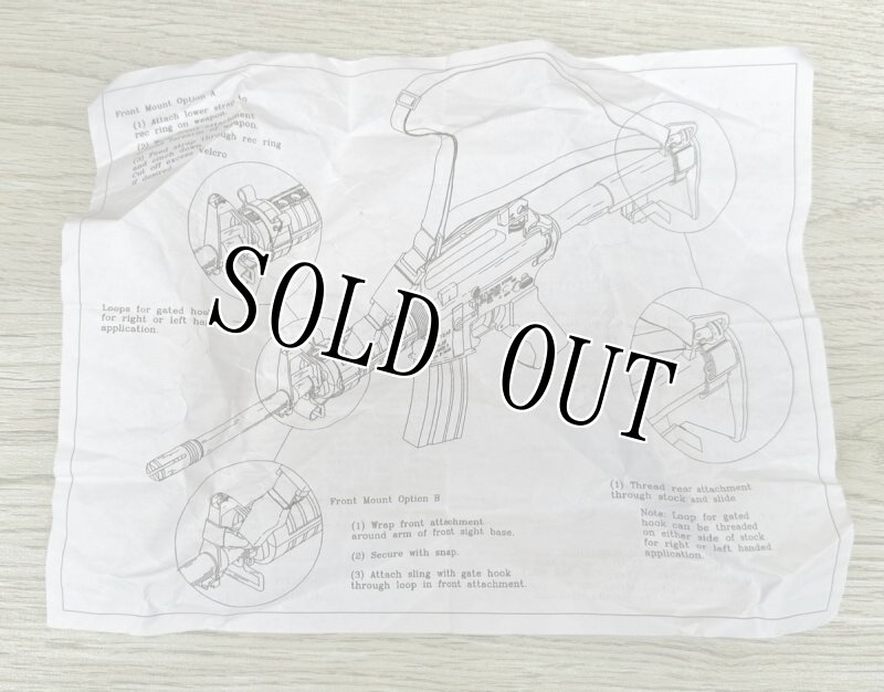 画像9: 米軍実物 EAGLE Tactical Assault Sling　TAS-3 M4, アサルト スリング カーキ (9)