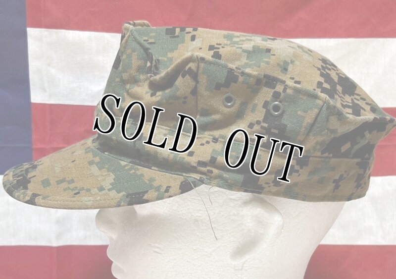 画像3: 米軍実物　USMC　ウッドランドマーパット　CAP　 LARGE (3)