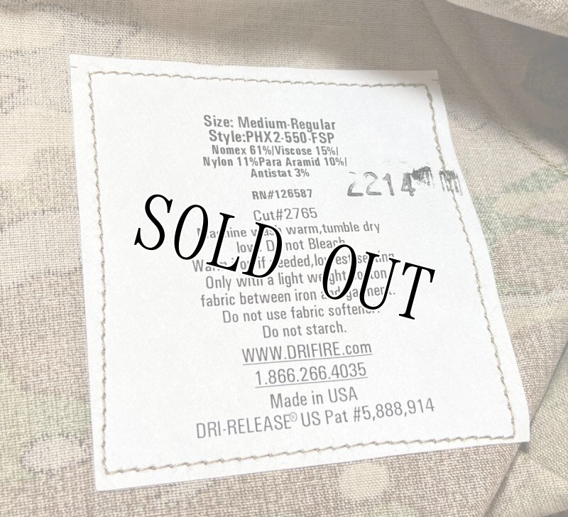 画像5: 米軍実物,DRIFIRE　マルチカム　パンツ　MEDIUM-REGULAR (5)