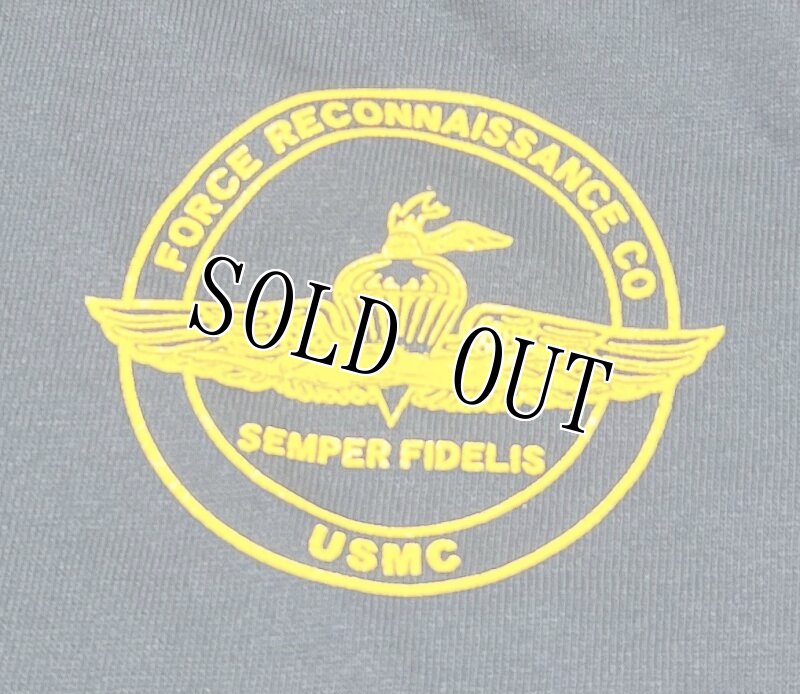 画像2: 沖縄 海兵隊実物 USMC FORCE RECON スウェットパーカー XXL (2)