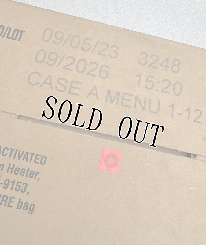 画像7: 米軍実物 2026年9月検【アメリカル】MREレーション/戦闘食 MENU-A (7)