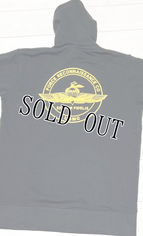 画像3: 沖縄 海兵隊実物 USMC FORCE RECON スウェットパーカー XXL (3)