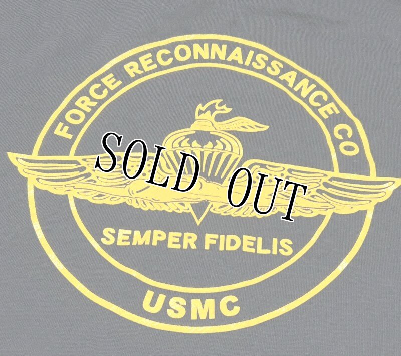 画像4: 沖縄 海兵隊実物 USMC FORCE RECON スウェットパーカー XXL (4)