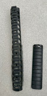 米軍実物 US M4/M16 ブランク アダプター イエロー ARMS