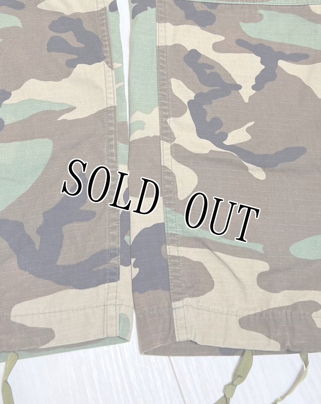 画像4: 米軍実物,ウッドランドカモ 迷彩パンツ MEDIUM-LONG (4)