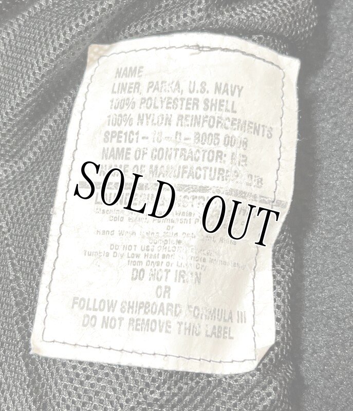 画像5: 米軍実物, US NAVY ポーラテックフリース ブラック SMALL-REGULAR (5)