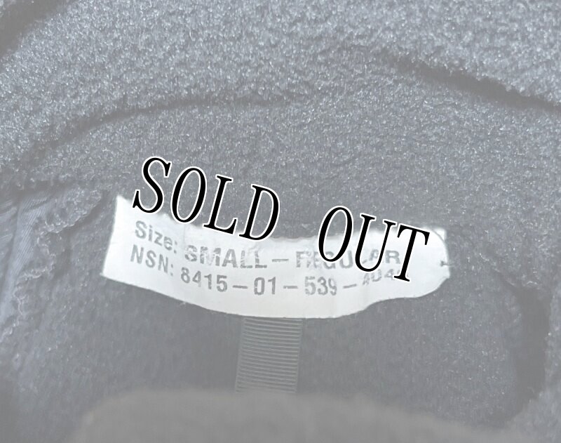 画像6: 米軍実物, US NAVY ポーラテックフリース ブラック SMALL-REGULAR (6)