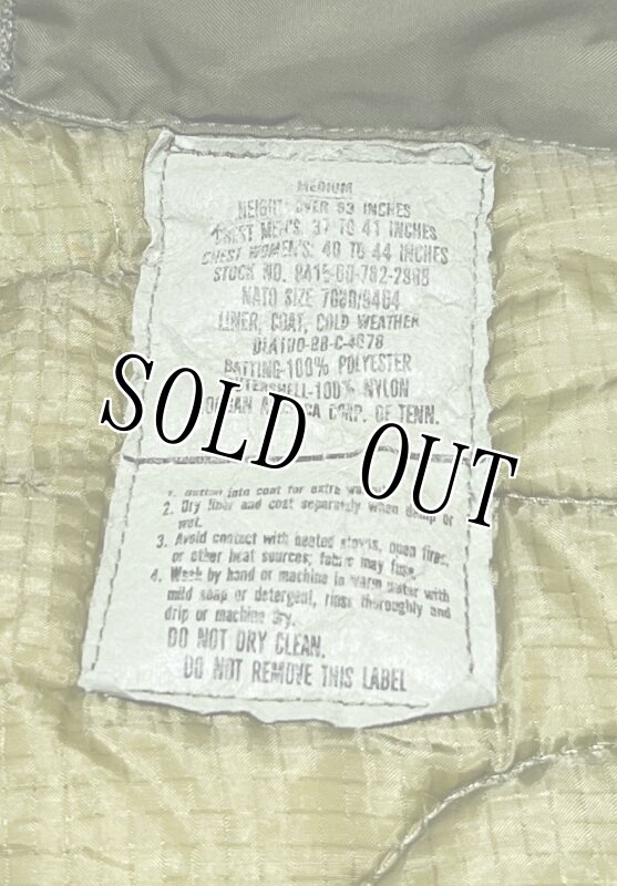 画像5: 米軍実物  M-65フィールドジャケットライナー MEDIUM (5)