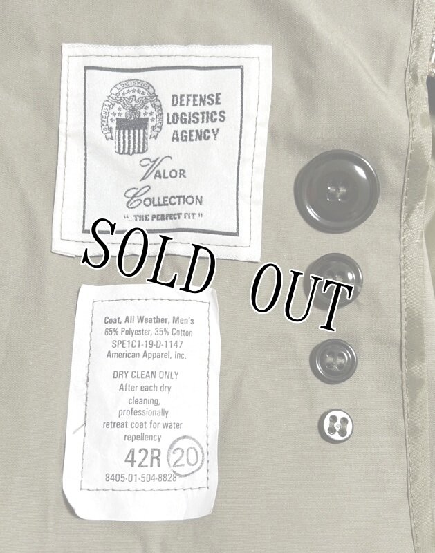 画像3: 米軍実物 海兵隊 ミリタリー トレンチコート 　42R (3)