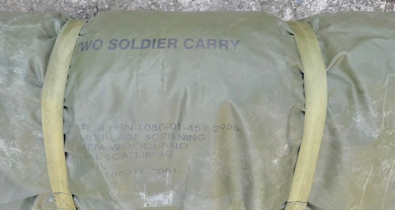 画像20: 米軍実物 カモフラージュ スクリーン 偽装網 (20)