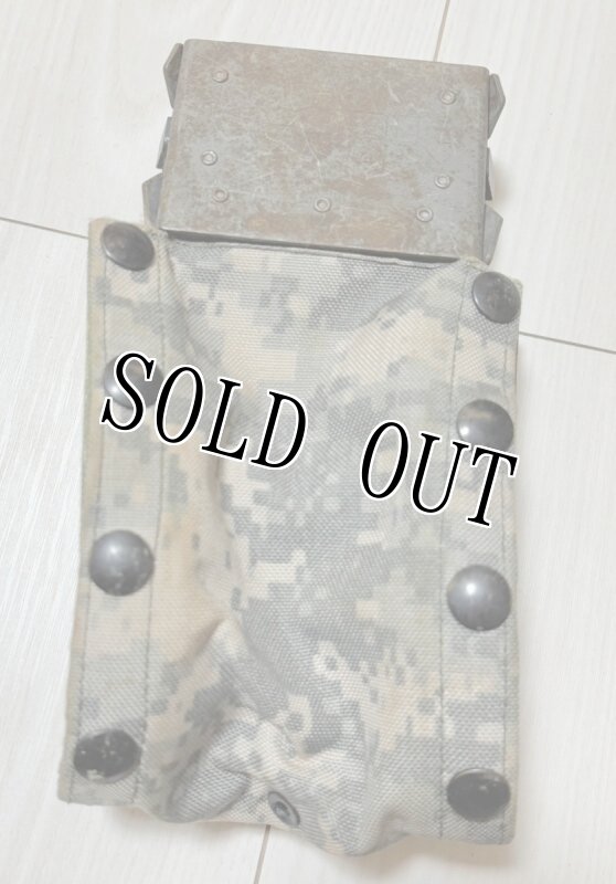 画像1: 米軍実物 M240 7.62mm 100ROUND ACU  ソフトマガジンポーチ  (1)