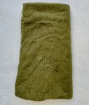 画像3: 米軍実物 ブランケット ベッドウール オリーブグリーン OD (3)
