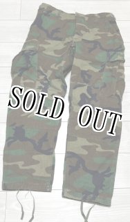 米軍実物,ウッドランドカモ 迷彩パンツ MEDIUM-REGULAR ウッドランド.