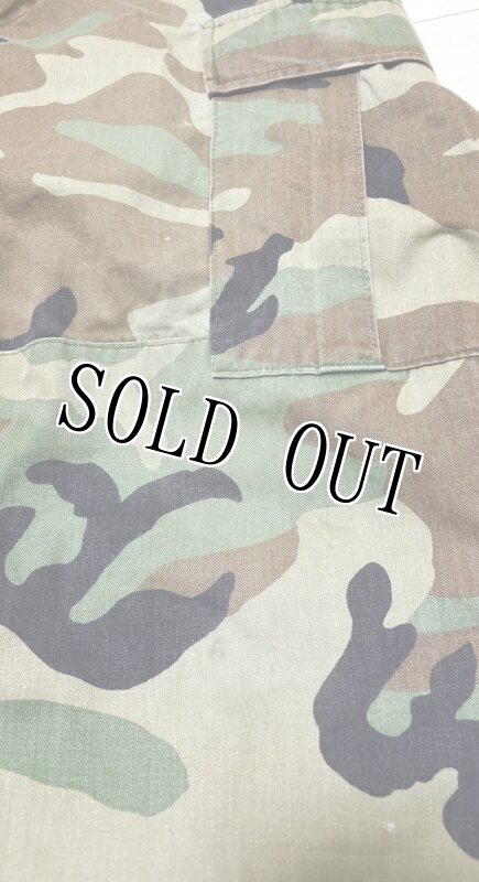 画像2: 米軍実物,ウッドランドカモ 迷彩パンツ SMALL-SHORT (2)