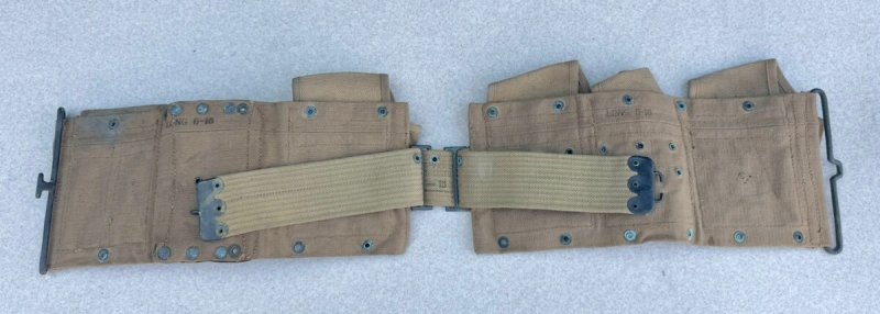 画像4: 米軍実物 バーガンナー 弾薬ベルト (BAR/M1918製) (4)