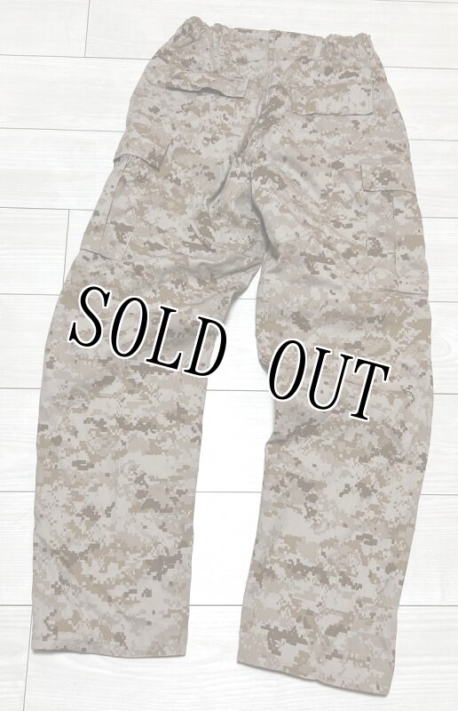 画像2: 米軍実物,USMC,デザートマーパットパンツ SMALL-REGULAR (2)