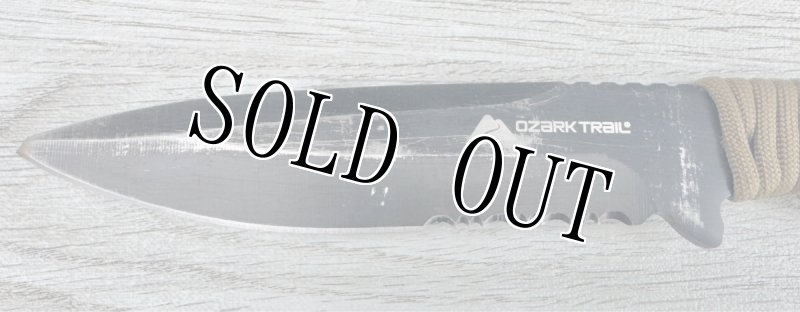 画像2: 海兵隊放出品 Ozark Trail Stainless Steel Paracord Knife with Fire Starter Model 5032 (2)