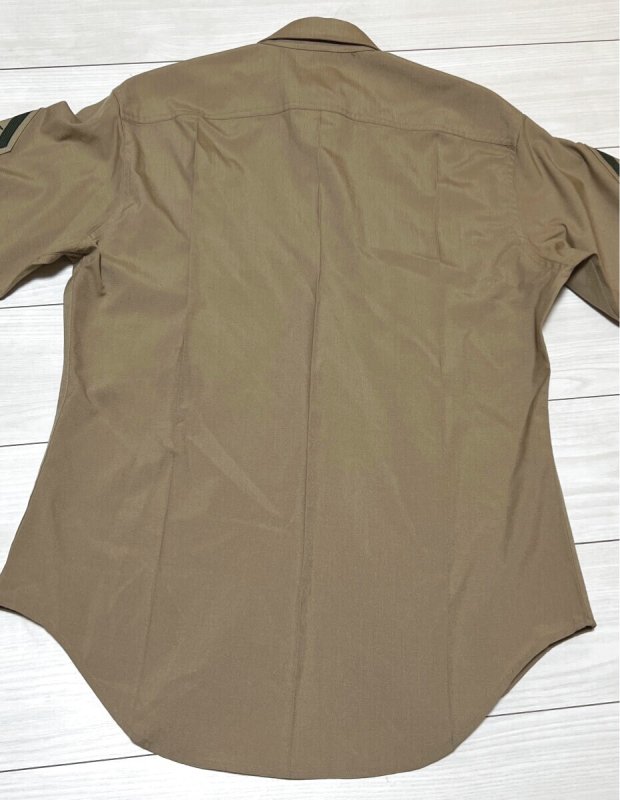 画像6: 米軍放出品,USMC　サービスドレスシャツ　16×34 (6)