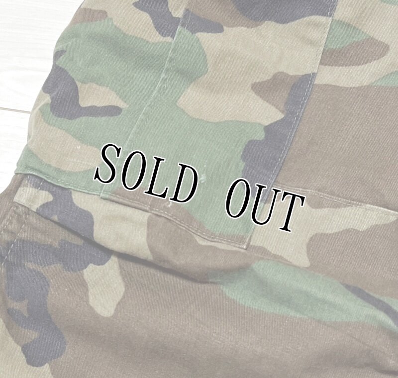 画像2: 米軍実物,ウッドランドカモ 迷彩パンツ SMALL-X SHORT (2)