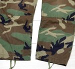 画像2: 米軍実物,ウッドランドカモ　迷彩パンツ　SMALL-SHORT (2)