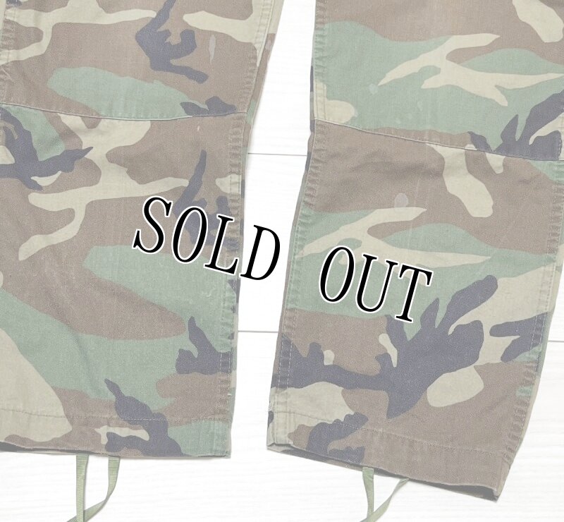 画像2: 米軍実物,ウッドランドカモ　迷彩パンツ　SMALL-SHORT (2)