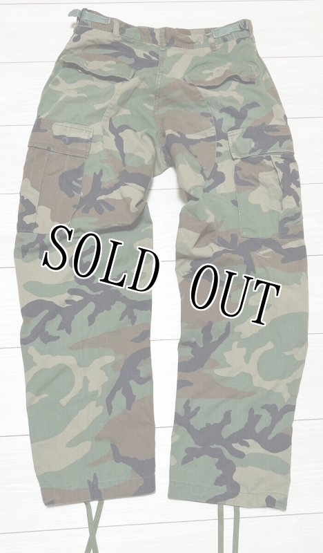 画像3: 米軍実物,ウッドランドカモ　迷彩パンツ　SMALL-SHORT (3)