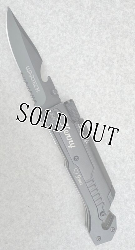 画像8: 米軍放出品 STAY SAFY LED ライト レスキュー ナイフ  (8)